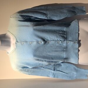 StJohn'sBay women's cardigan sweater button-up medium fading blue long sleeve